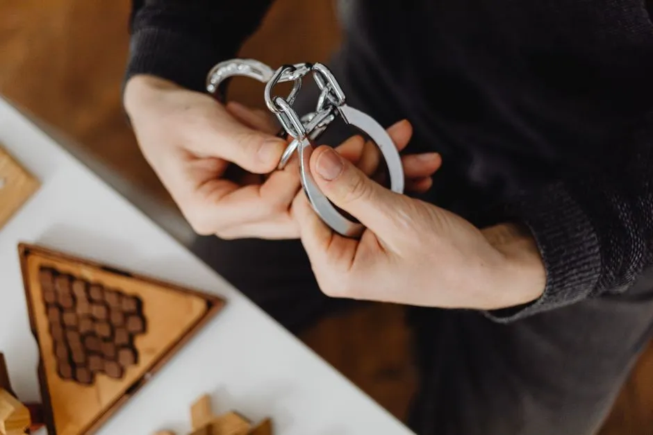 Illustrative close-up photo of handcuffs, representative of federal law-enforcement impersonation scam calls